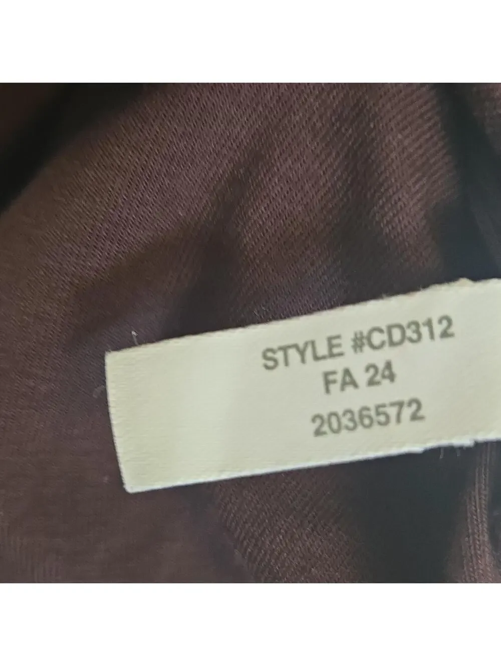 J. Crew Chocolate Brown Ruched V-Neck Knit Long Sleeve Cotton Stretch Top L Fall
